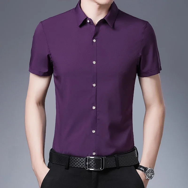 Business Casual Short-Sleeve Shirt