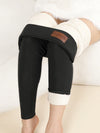 High-Waist Velvet Winter Leggings