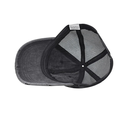 Distressed Baseball Cap – Vintage Washed Dad Hat for Men & Women