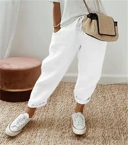 Women’s Casual Striped Ankle Pants