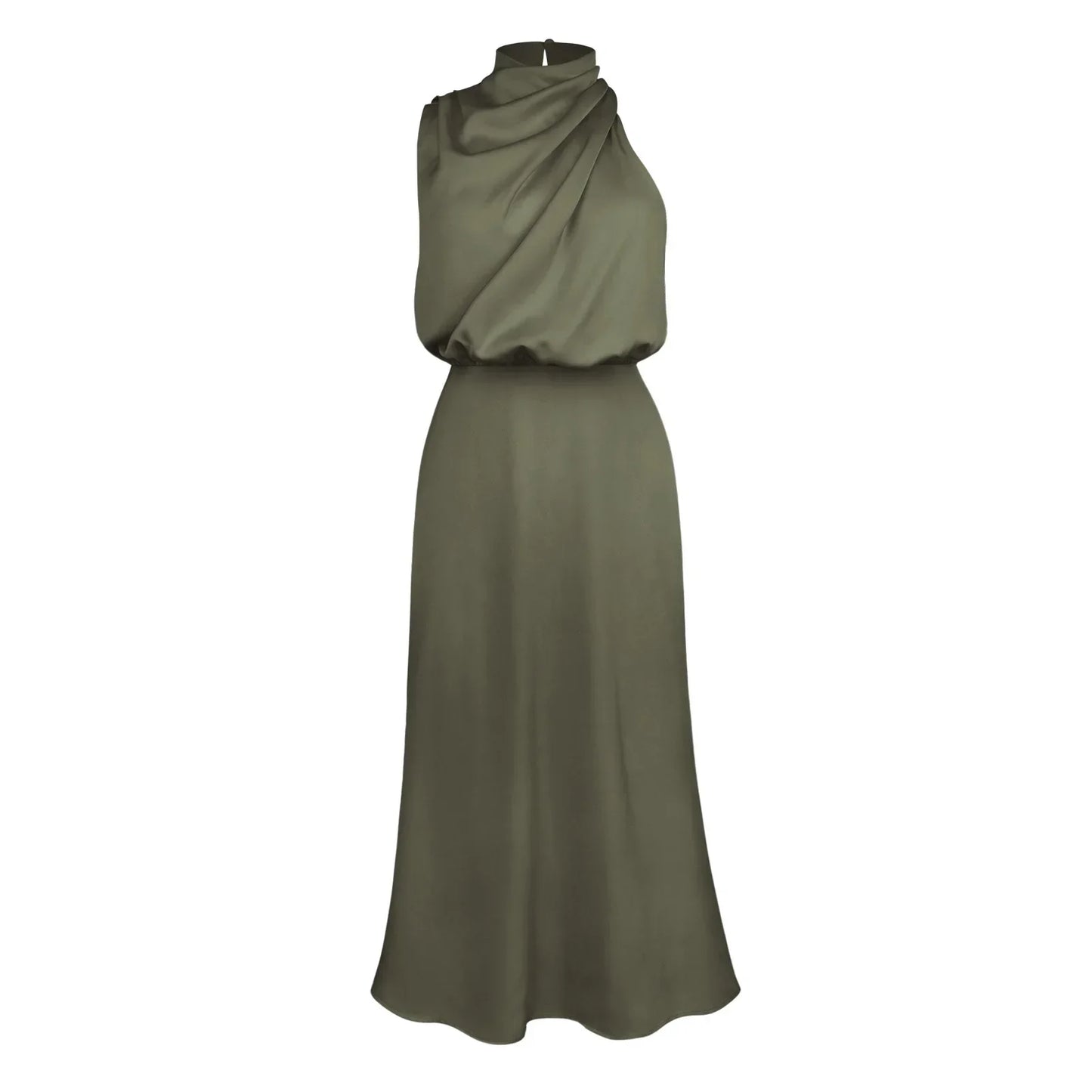 Callista™ | Glamorous satin halter dress