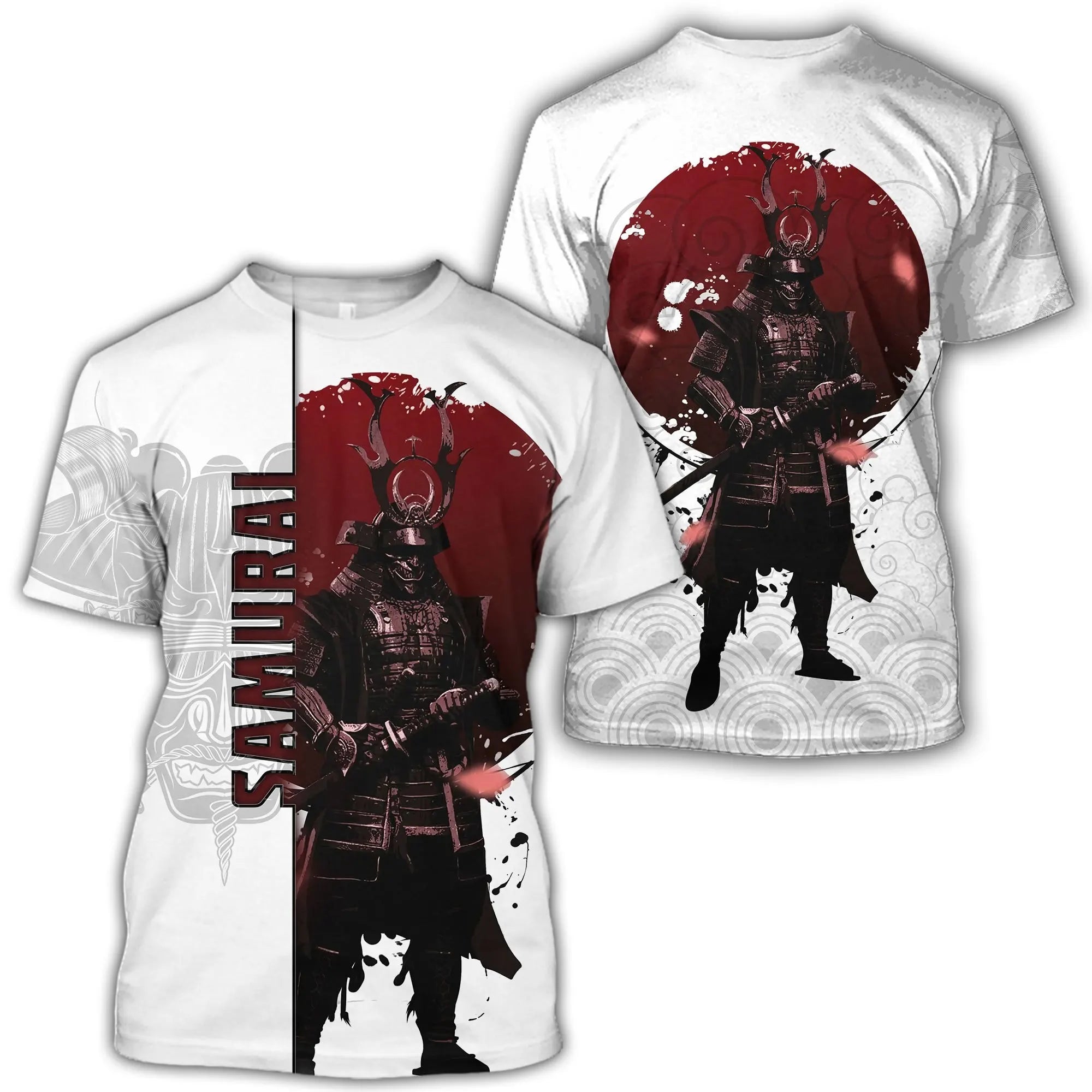 Samurai Oversized Cotton Punk T-Shirt