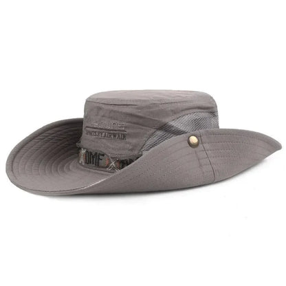 Men’s Summer Bucket Hat – UV Protection, Wide Brim, Mesh Design