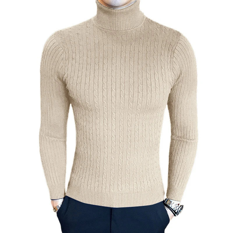 Men's Slim Fit Turtleneck Sweater