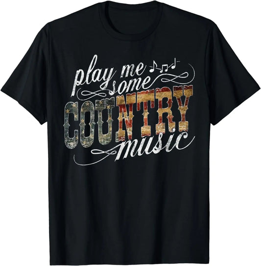 Country Music Vintage T-Shirt - Western Festival Style