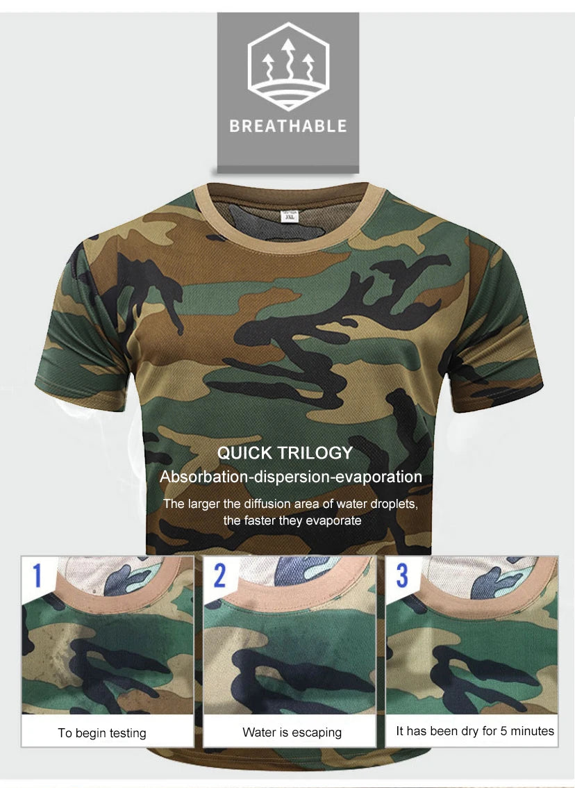 COMBAT READY | Men's Tactical Camo Tee