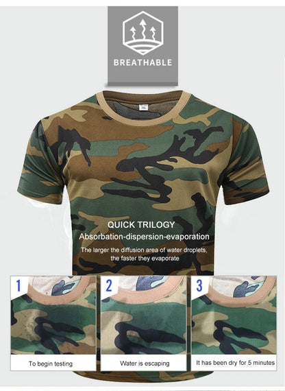 COMBAT READY | Men's Tactical Camo Tee