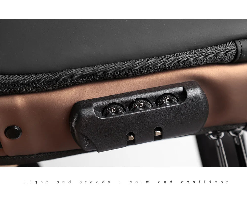Men's Anti-Theft Chest Bag — USB Charging Crossbody Sling Pack