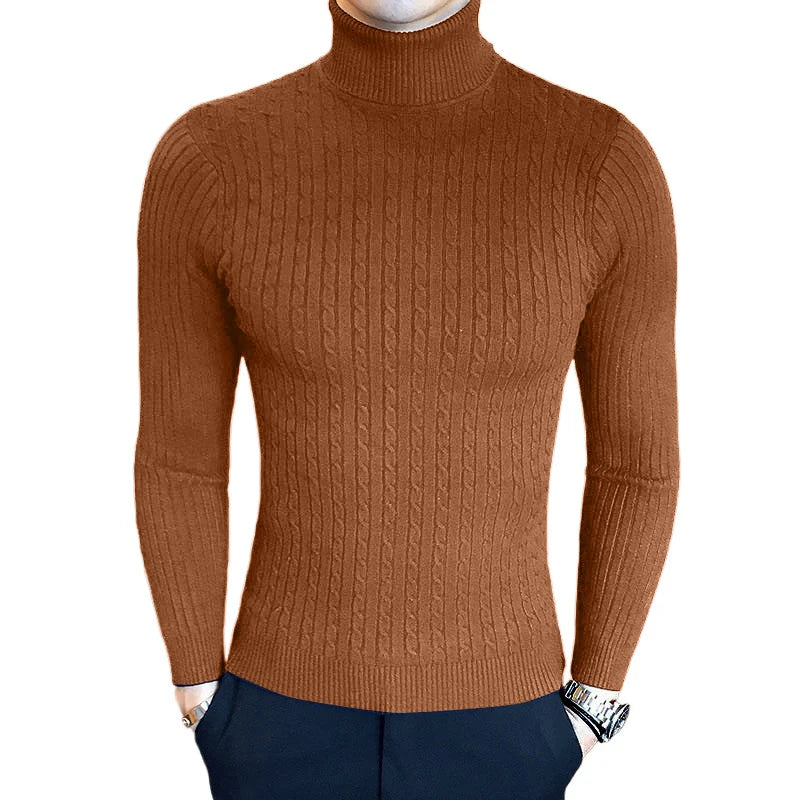 Men's Slim Fit Turtleneck Sweater