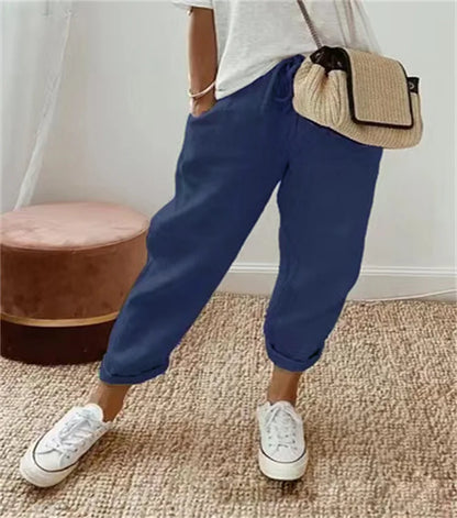 Women’s Casual Striped Ankle Pants