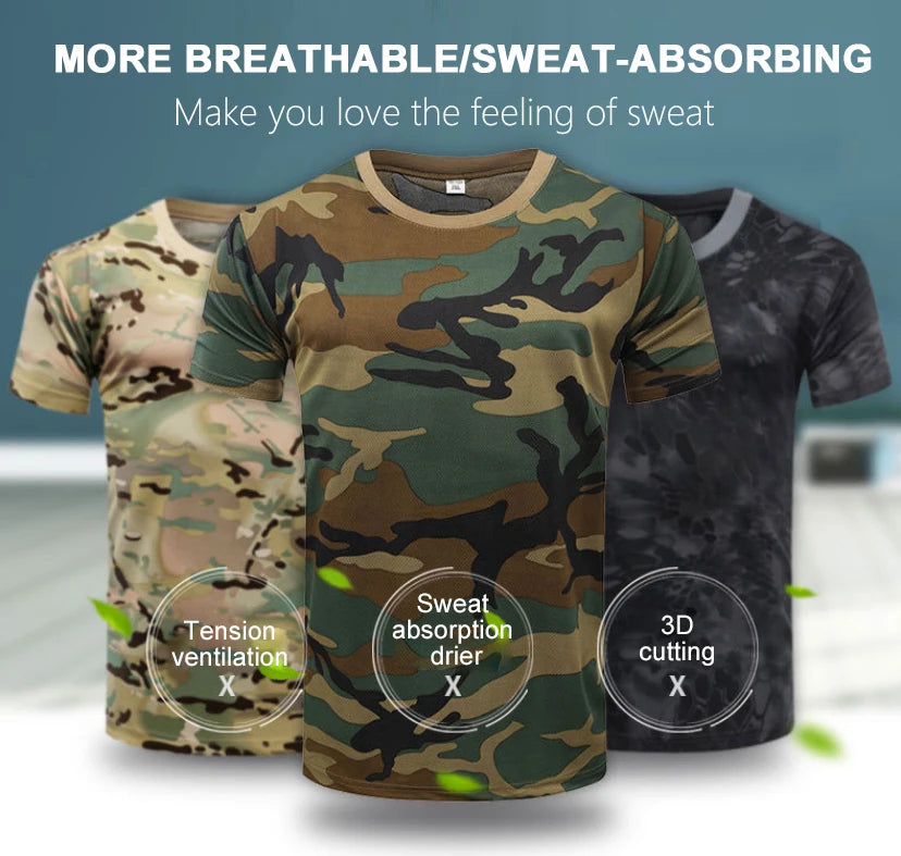 COMBAT READY | Men's Tactical Camo Tee