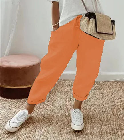 Women’s Casual Striped Ankle Pants