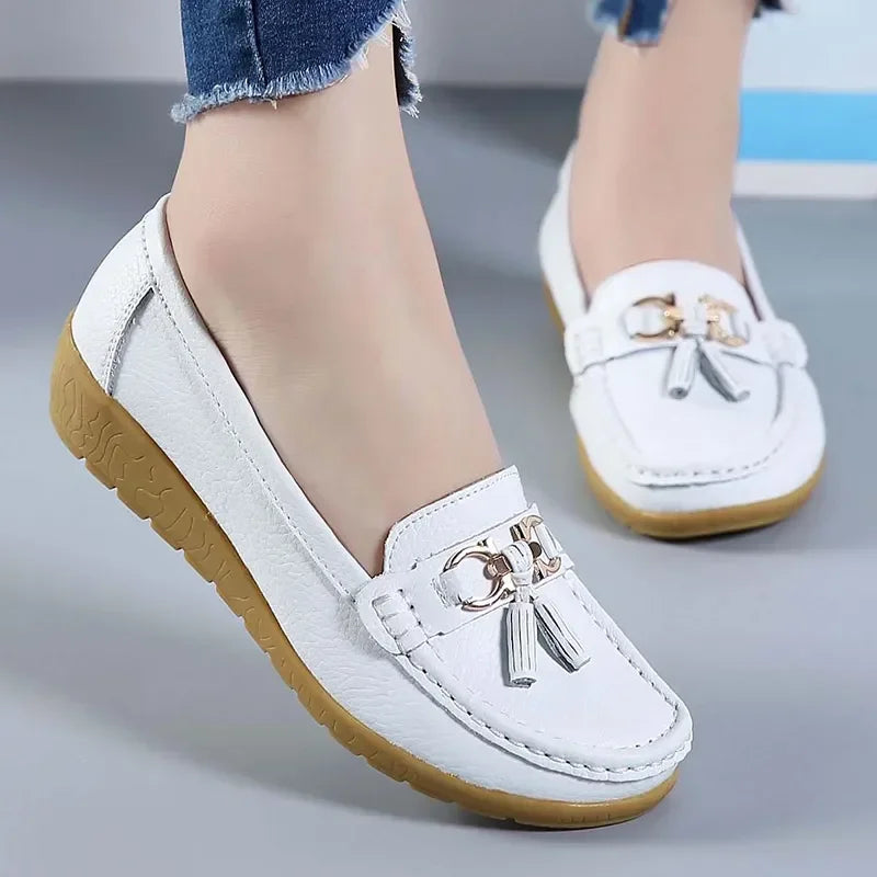 Slip-On Loafers Ballet Flats Casual Moccasins