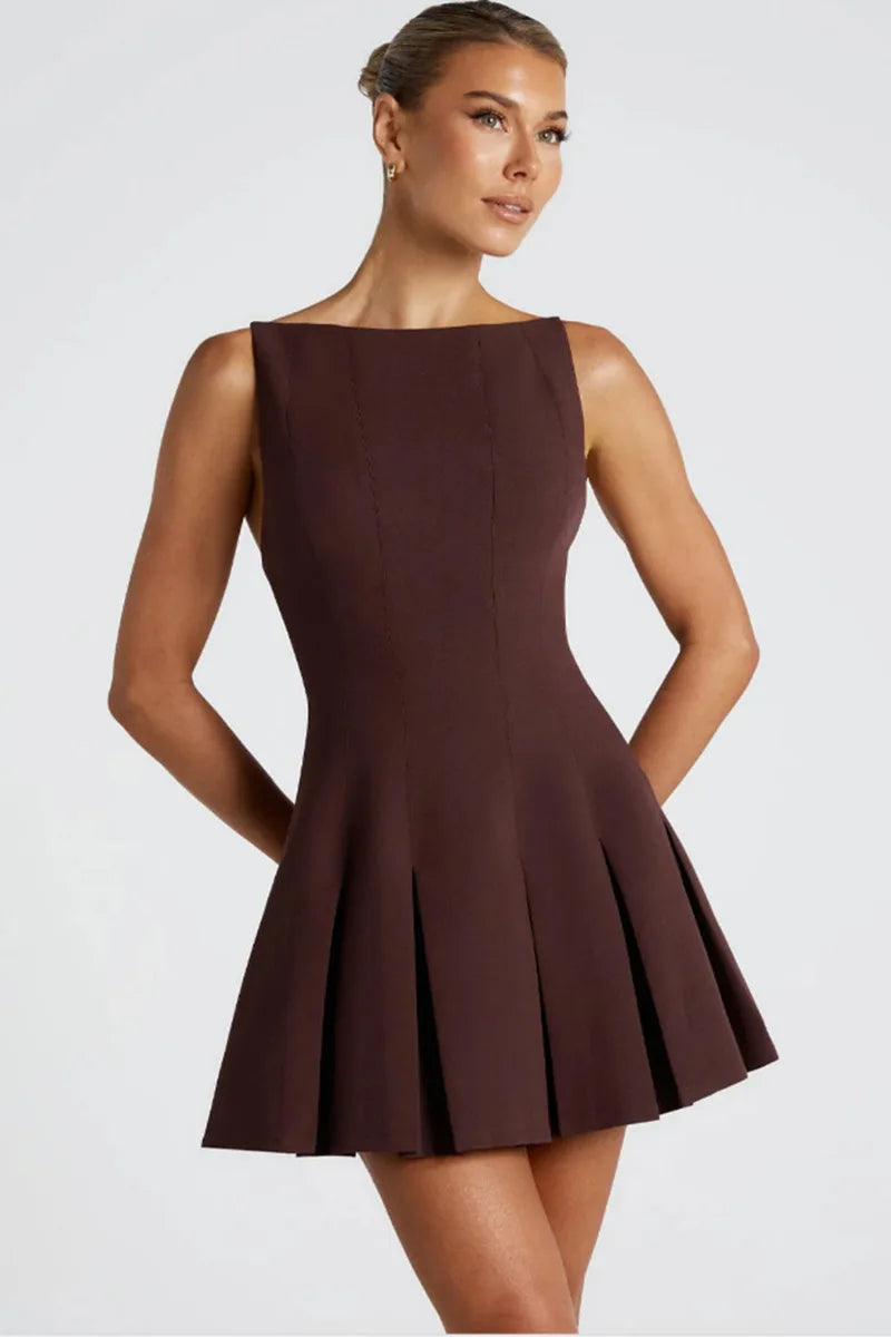 Sleeveless Fit & Flare Dress