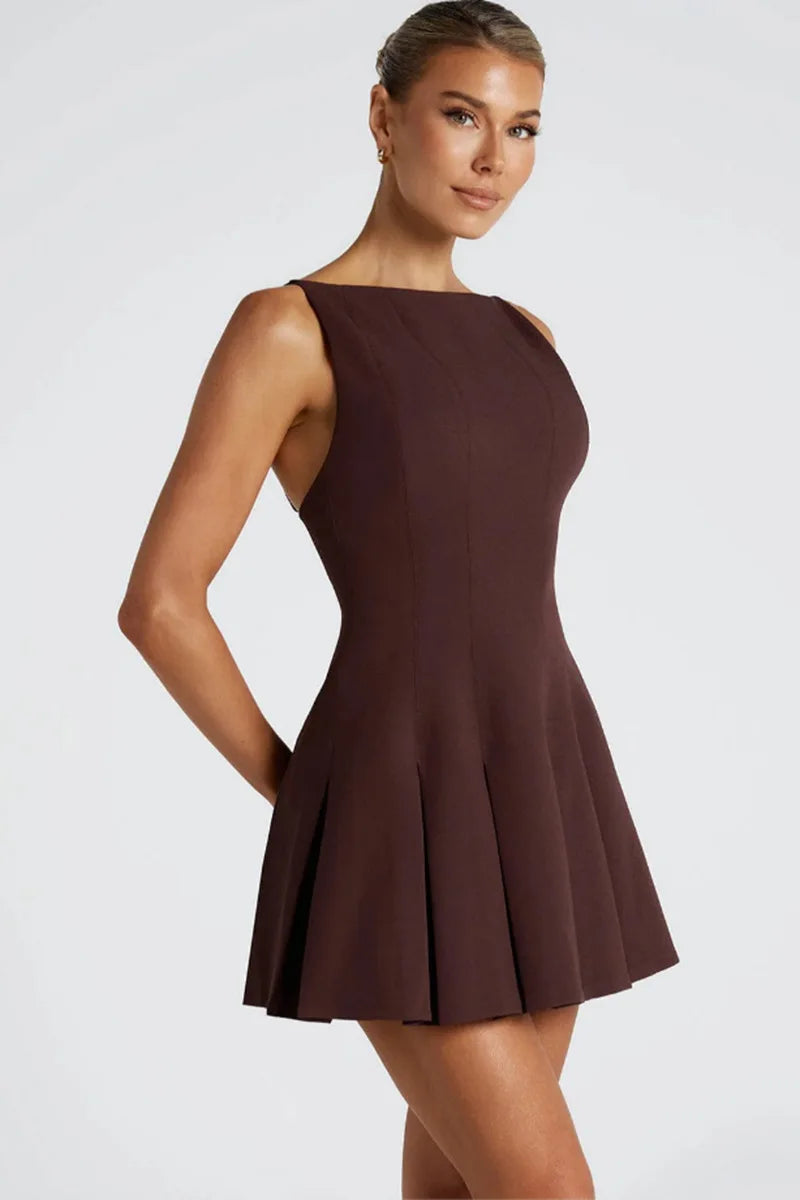 Sleeveless Fit & Flare Dress