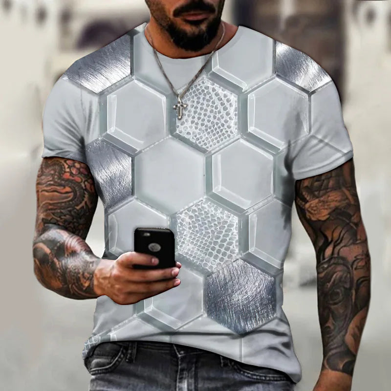 3D Men’s Hip Hop T-shirt
