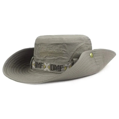 Men’s Summer Bucket Hat – UV Protection, Wide Brim, Mesh Design