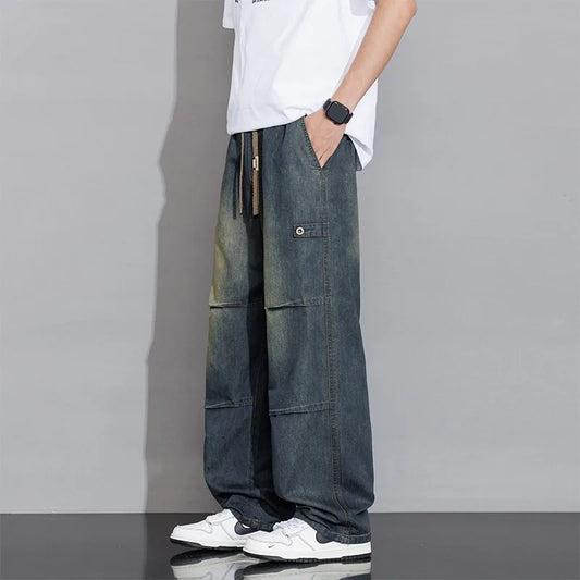 Vintage Washed Cotton Jeans