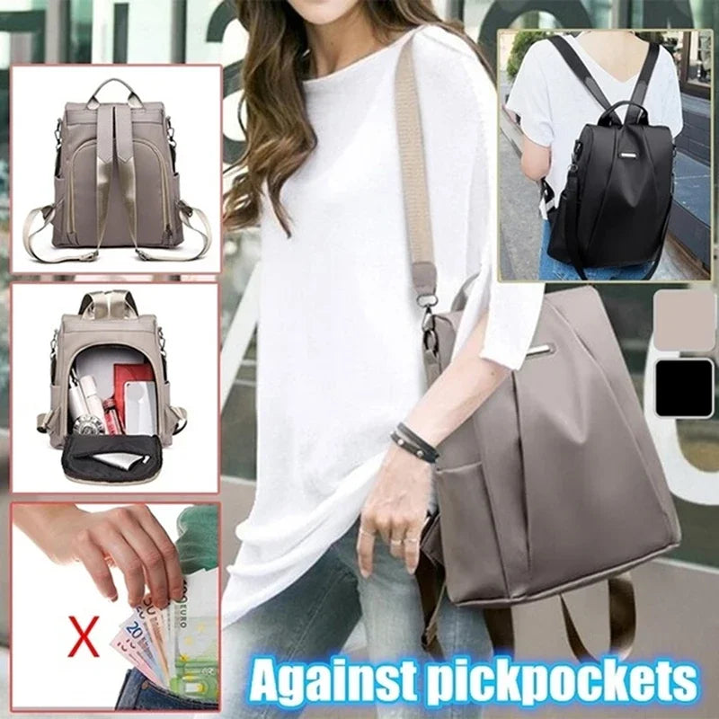 Fashionable Nylon Waterproof Women's Backpack