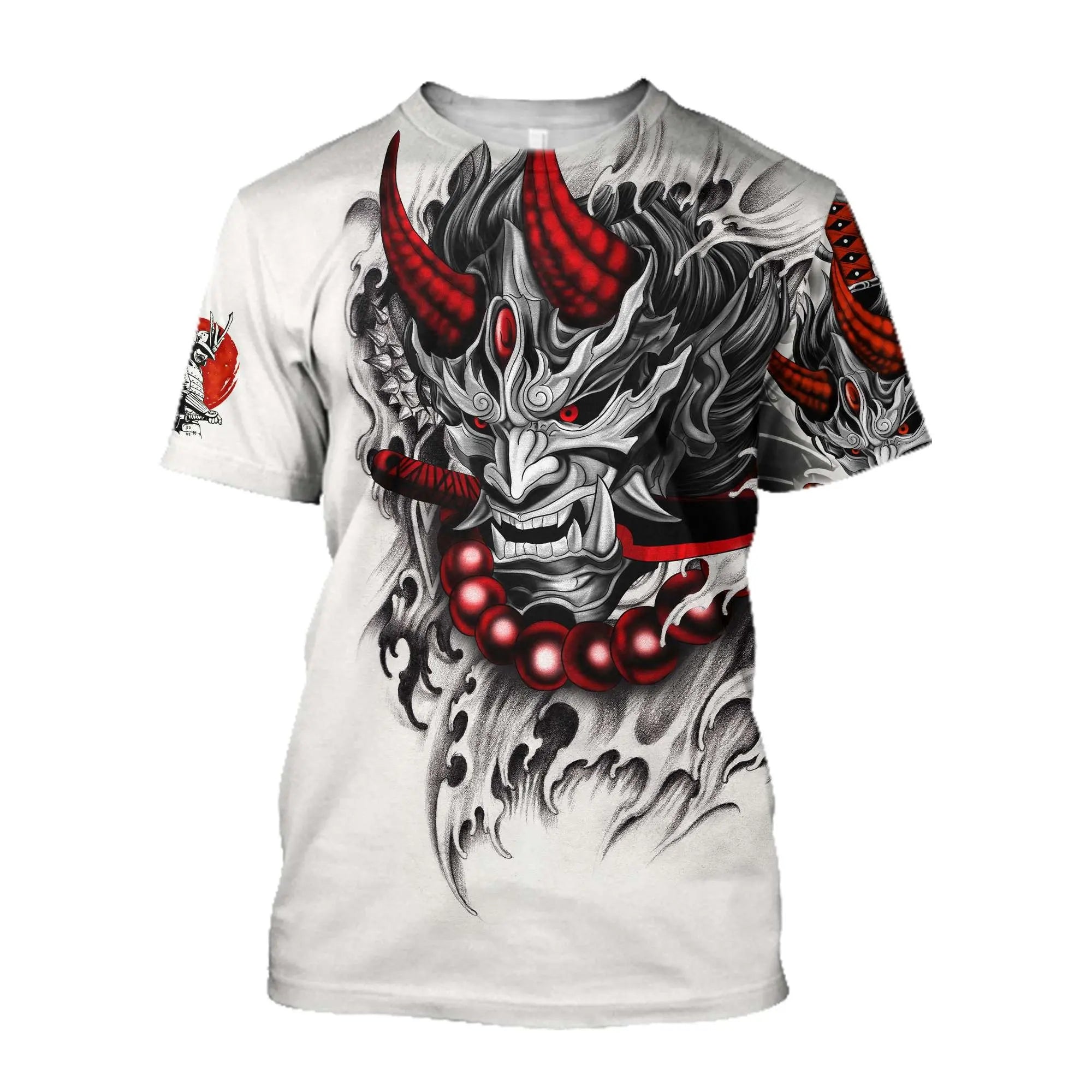 Samurai Oversized Cotton Punk T-Shirt