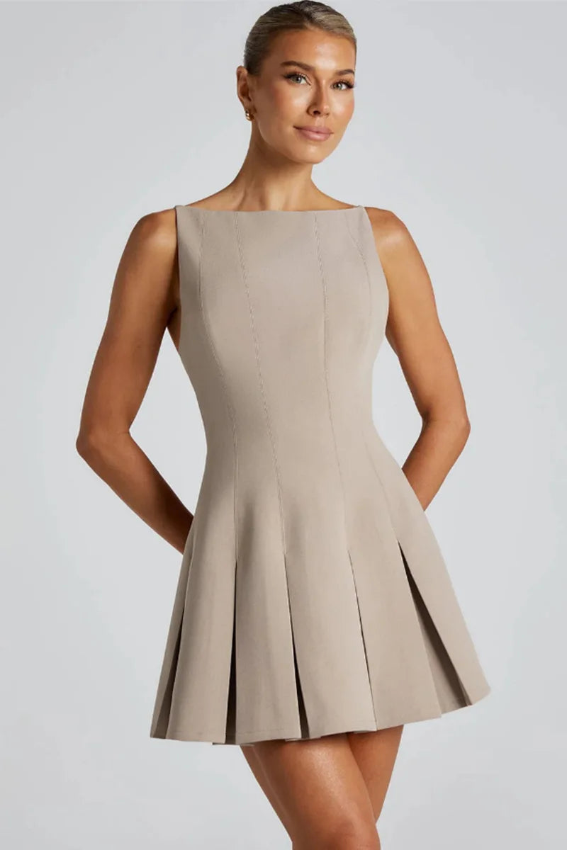 Sleeveless Fit & Flare Dress