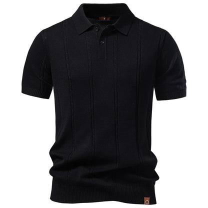 Riviera Knit Polo – Premium Summer Essential