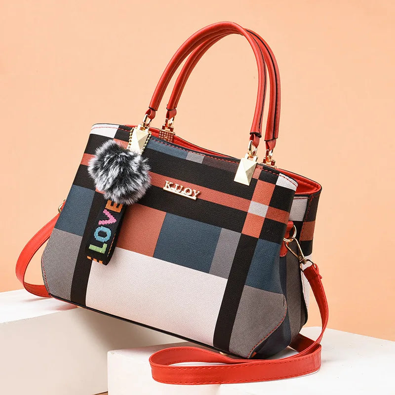 Elegant Designer PU Leather Crossbody Handbag