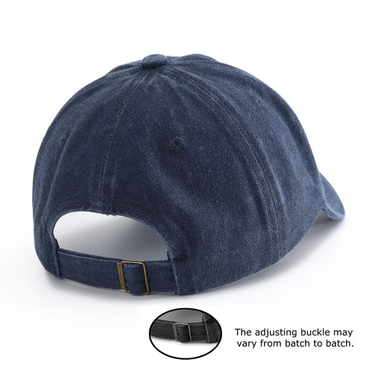 Dachshund Print Washed Baseball Cap – Retro Dad Hat