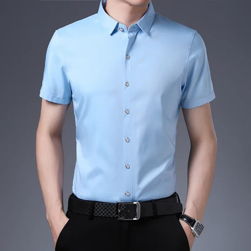 Business Casual Short-Sleeve Shirt