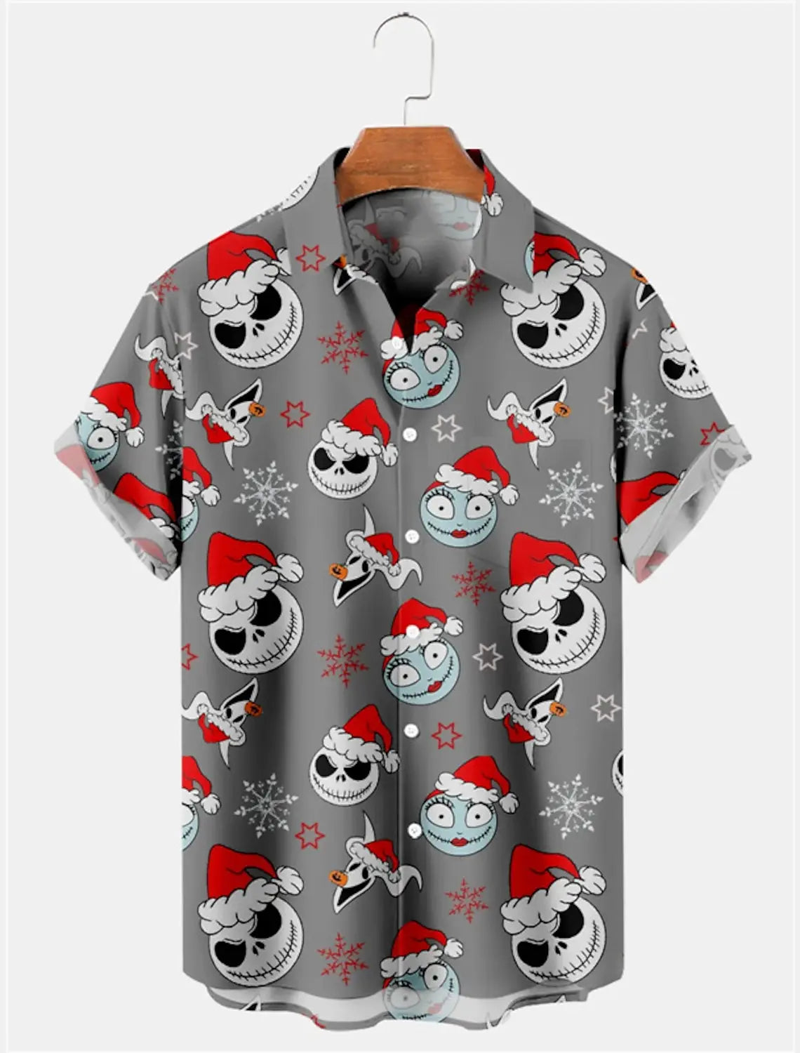 Skull Gothic Short Sleeve Shirt