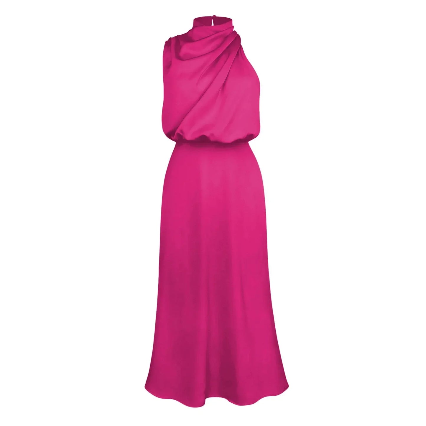 Callista™ | Glamorous satin halter dress
