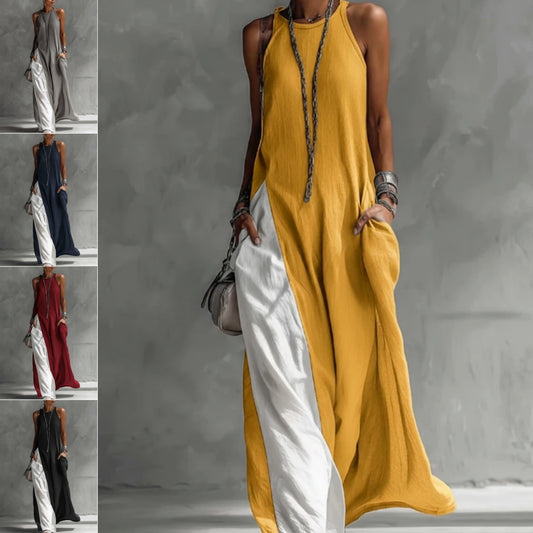 The Savannah Color Block Maxi Dress