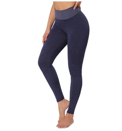 Plaid High-Waist Yoga Leggings