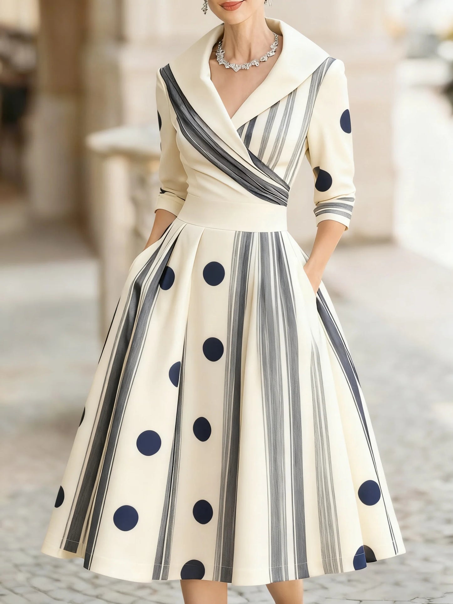 Elegant Slimming Waist Dress