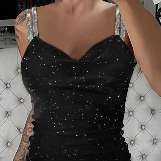 Solid Color V-neck Camisole Vest