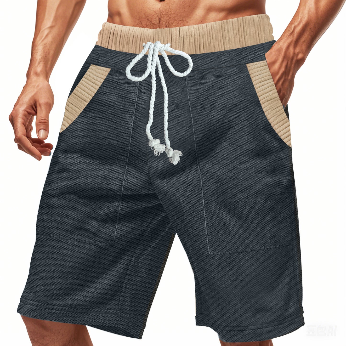 American Heavy Looped Pile Shorts Men's Casual