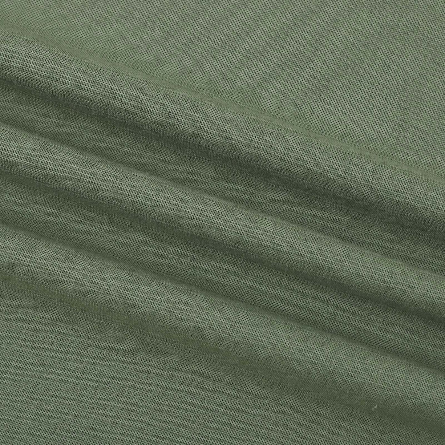 Casual Linen-Blend Jumpsuit