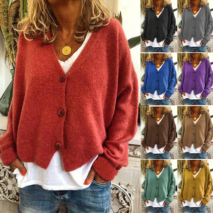 Cozy Knit Cardigan Sweater