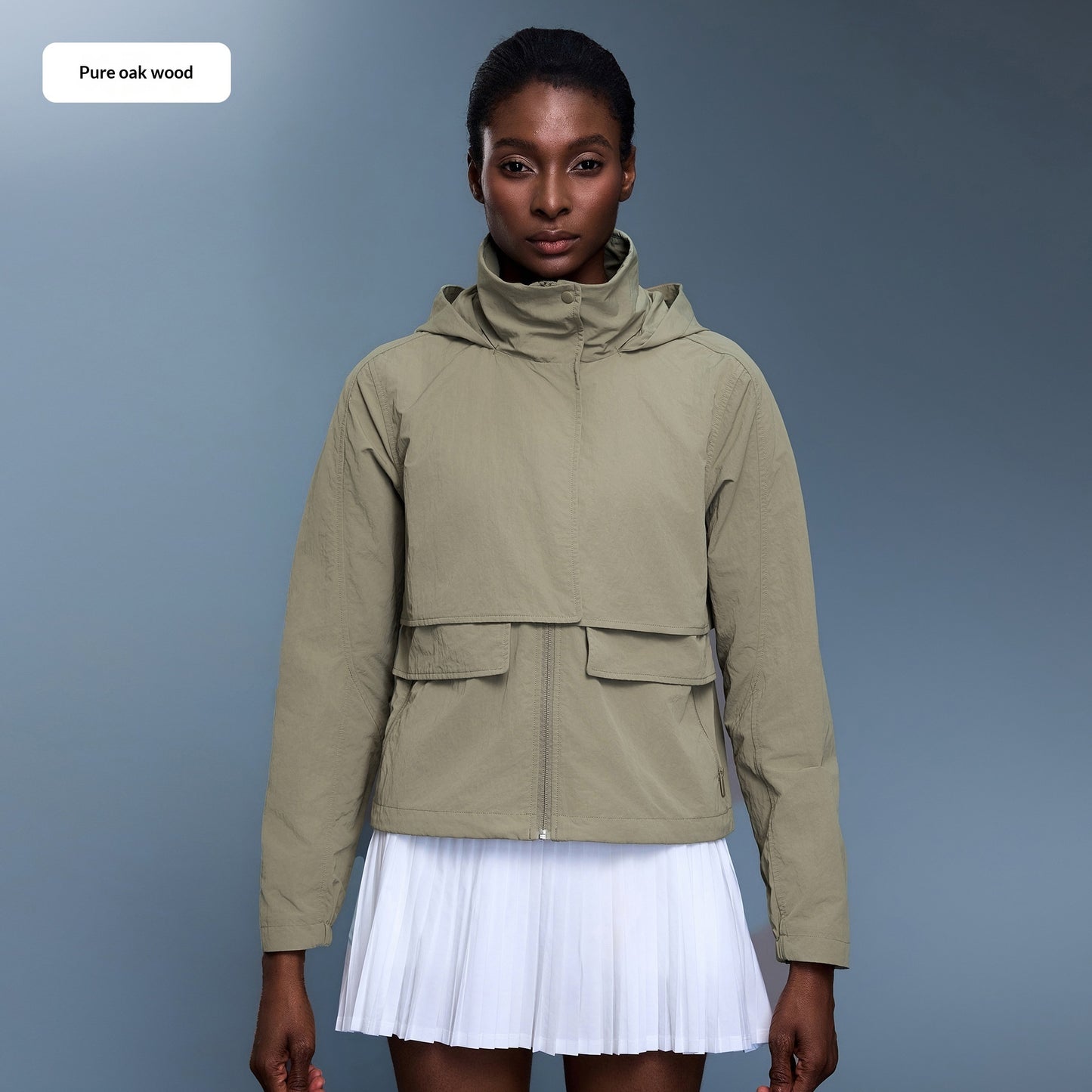 Women's Water-Resistant Hooded Outdoor Jacket