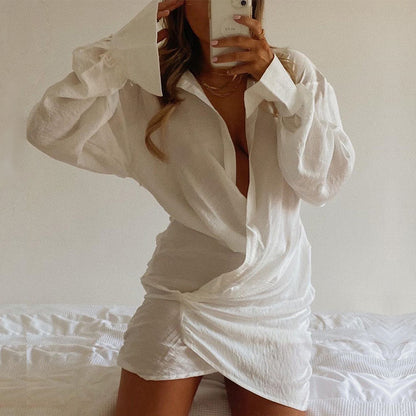 The Linen Short Dress — Effortless Summer Style