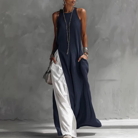 The Savannah Color Block Maxi Dress