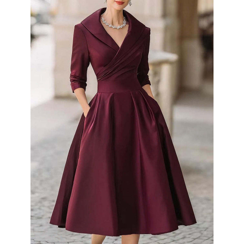 Elegant Slimming Waist Dress