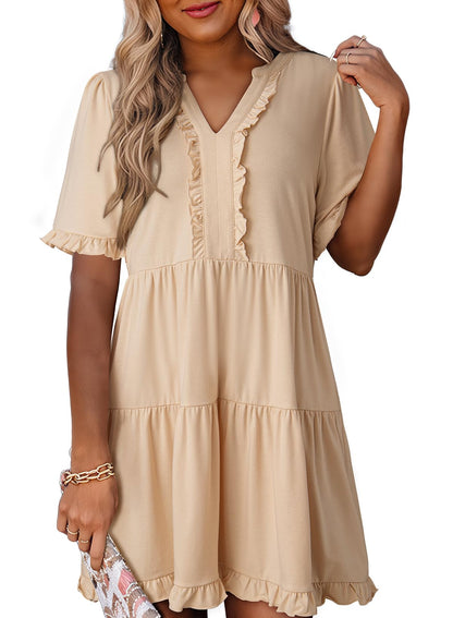 The Breezy V-Neck A-Line Dress — Summer Essential